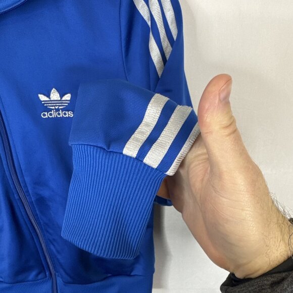 Adidas Originals Firebird Track Jacket Blue Women’s Small Trefoil - Picture 2 of 9